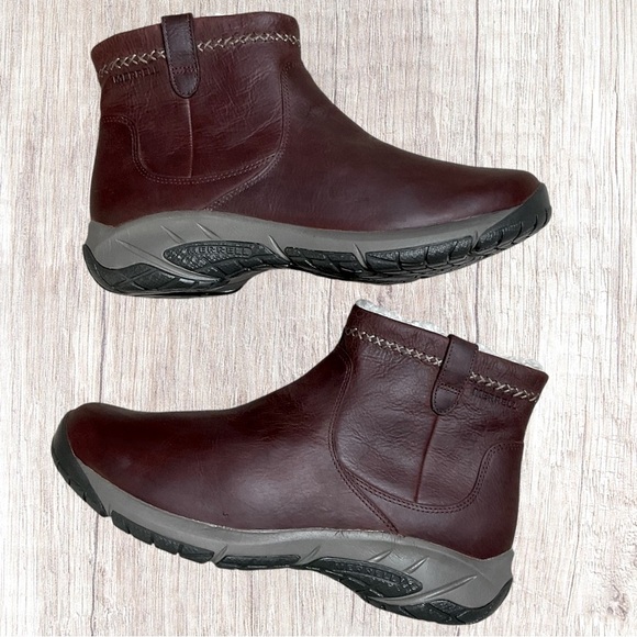 Merrell Womens Size 10 Encore 4 Waterproof Bluff Zip Polar Sable Winter Boots - Picture 2 of 12